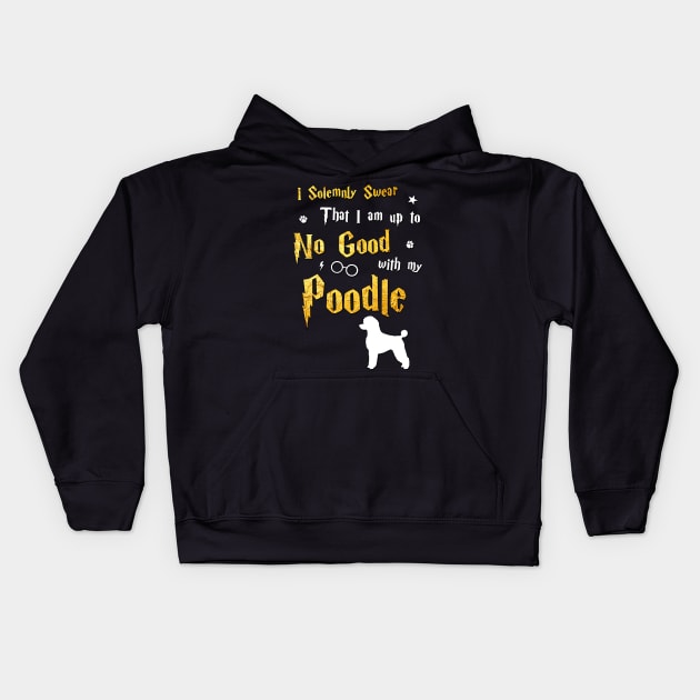 Poodle Kids Hoodie by dogfather